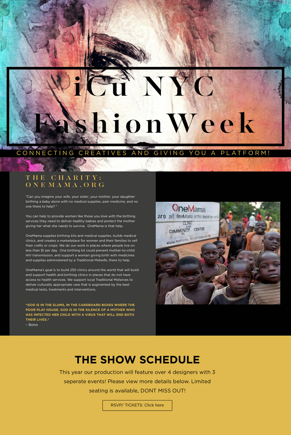 iCu OneMama NY Fashion Week Fall 2016