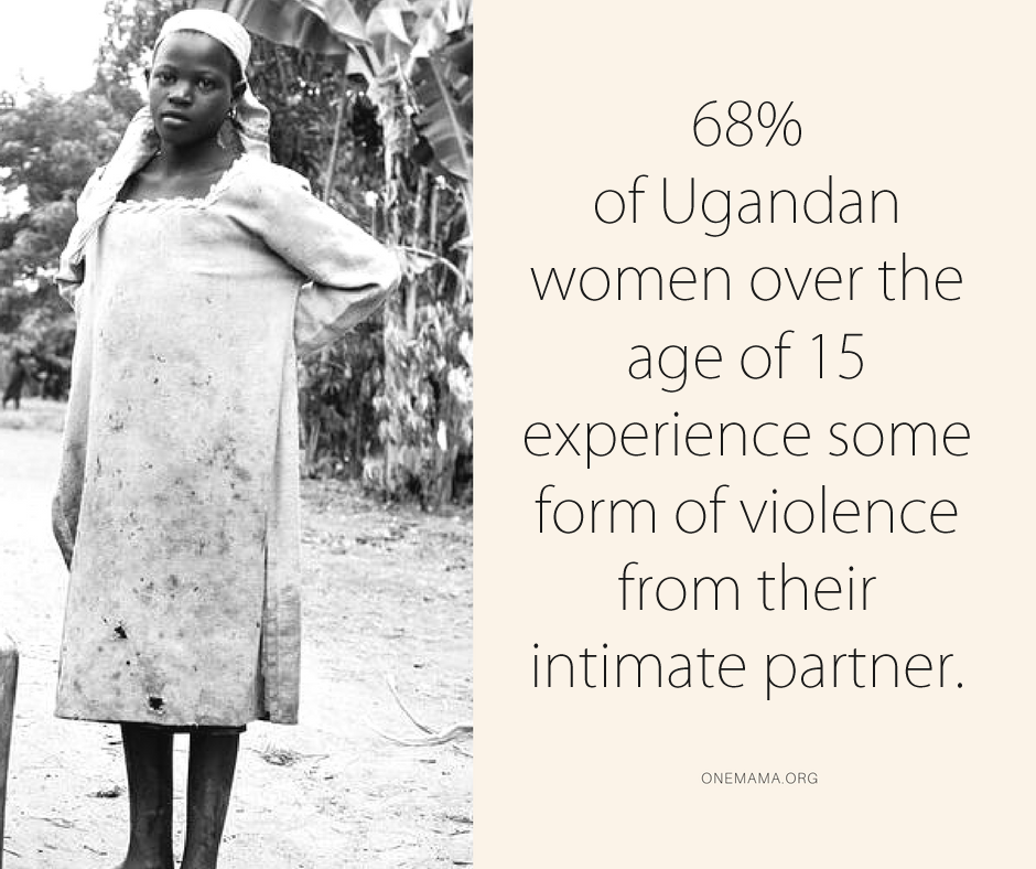58% of Ugandan adult women are physically assaulted by their intimate male partner. 